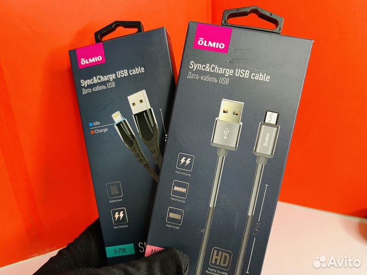 Кабель USB Micro/Lightning/Type-C