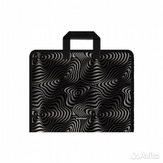 Папка на молнии пластиковая с ручками ErichKrause