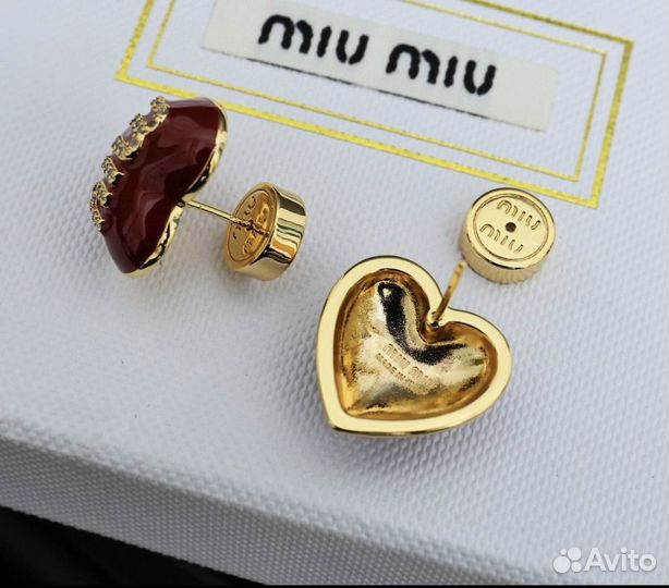 Серьги Miu Miu