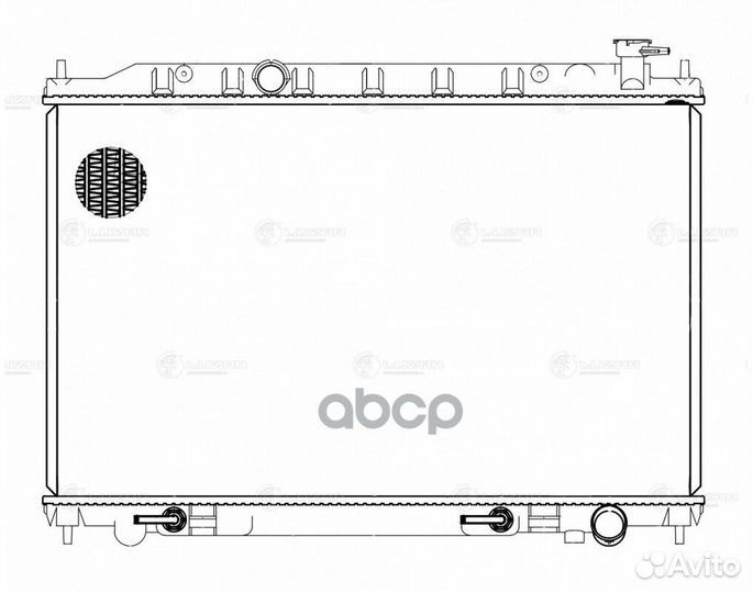 Радиатор охл. для а/м Nissan Murano (Z50) (02)