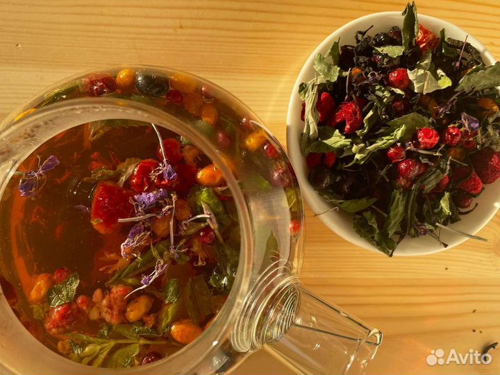 Иван-чай 1 кг Ягоды и травы, без кофеина