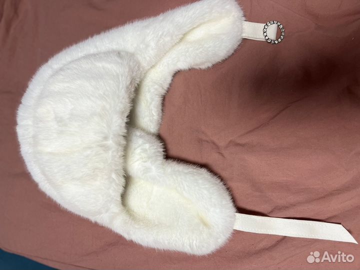 Шапка ушанка зимняя женская