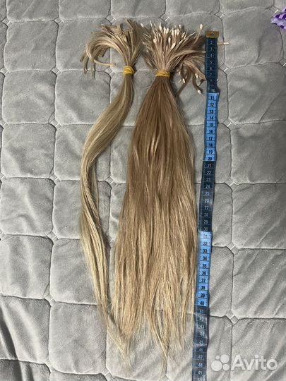 Волосы для наращивания блонд