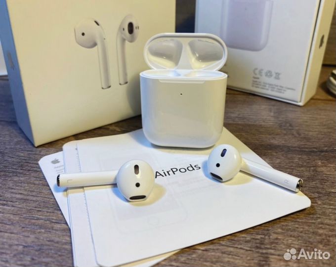 Беспроводные наушники apple airpods 2