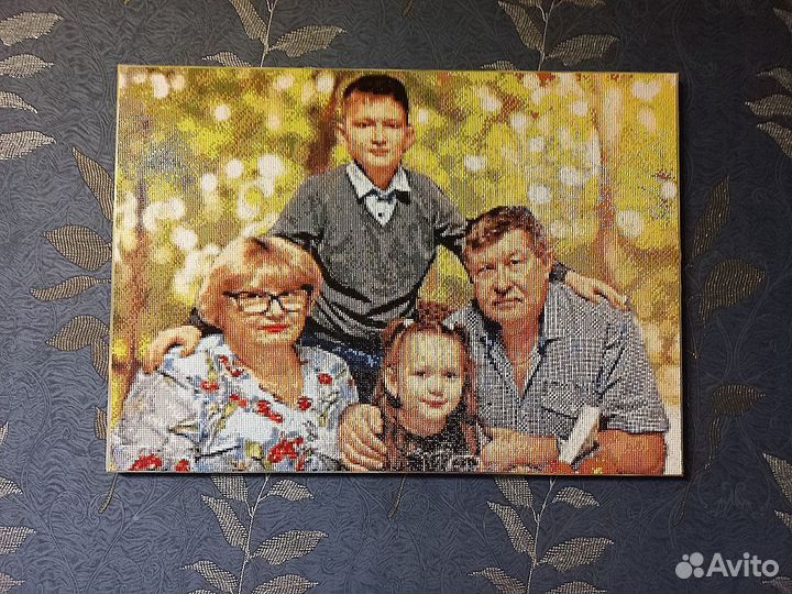 Алмазная мозаика по фото - производство