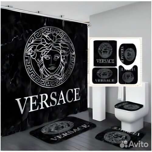 Комплект для ванной (шторка и коврики)