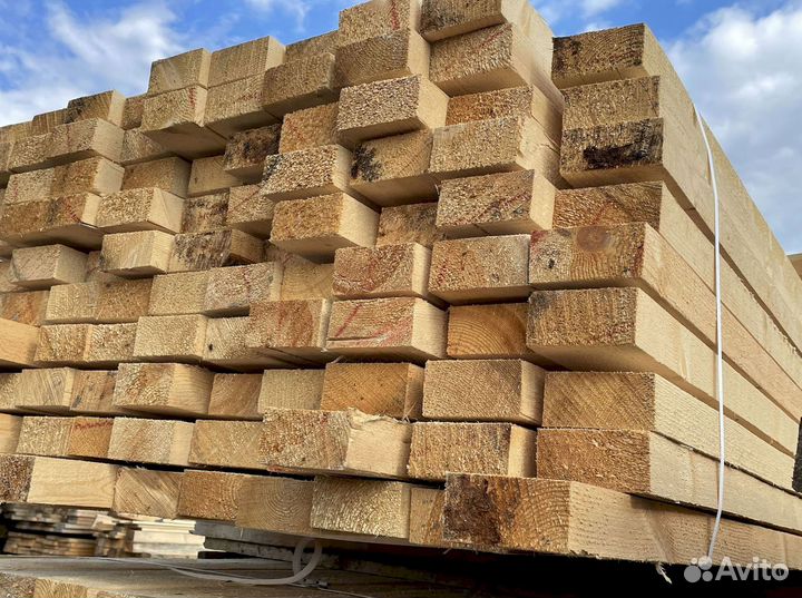 Доска обрезная 25х150х6000