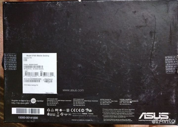 Клавиатура для планшета Asus tf101