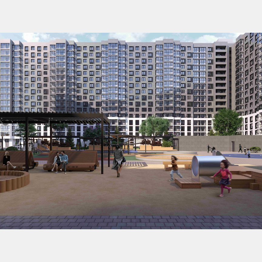 2-к. квартира, 75,1 м², 9/16 эт.