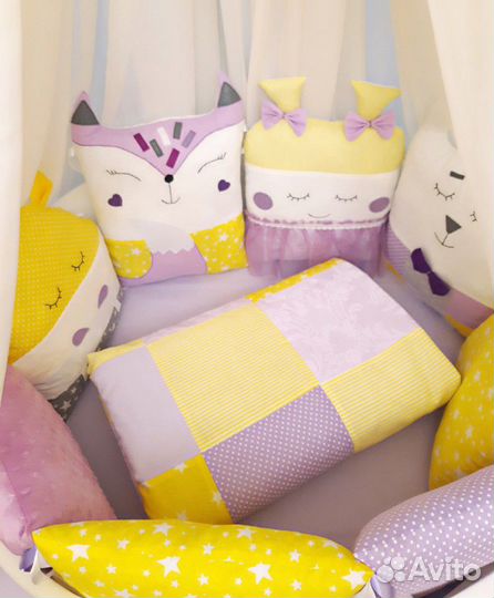 Бортик в кроватку. Комплект