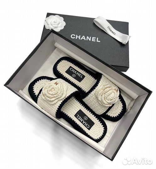 Шлепанцы женские chanel