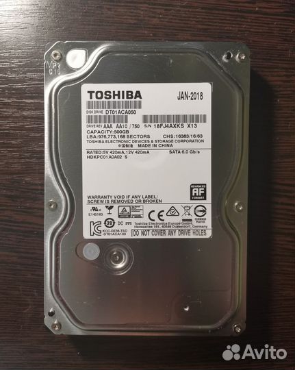 Hdd диски Toshiba