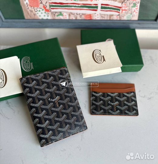 Картхолдер и обложка Goyard