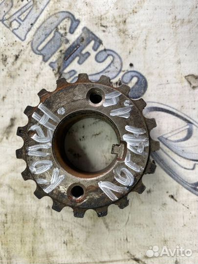 Шестерня коленвала renault logan 1.4