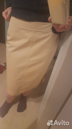 Базовая юбка 46 хлопок