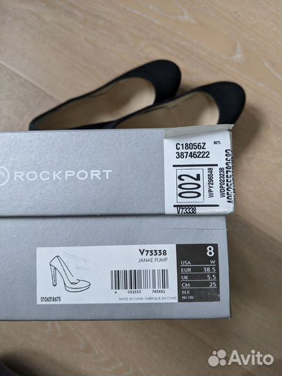 Туфли 39 размер Rockport каблук