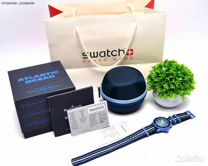 Часы Swatch blancpain Atlantic ocean (Арт.68251)