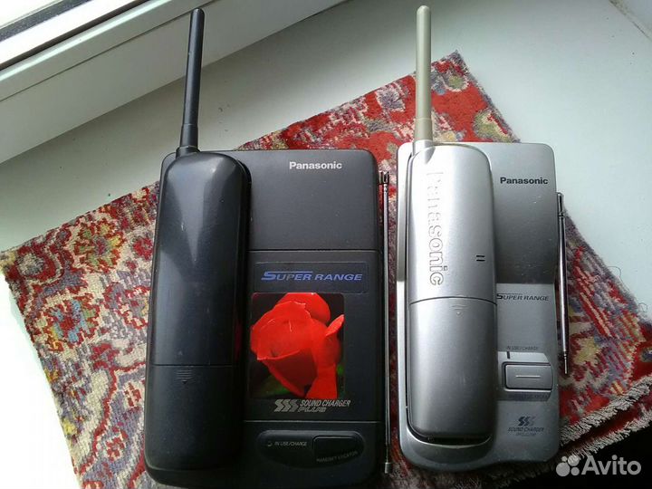 Радиотелефоны panasonic 2шт.к-т