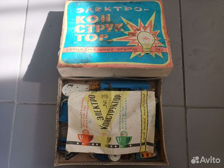 Детский электро-конструктор СССР