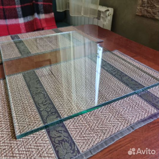 Полка стекло 1см толщ 35 на 50см новая