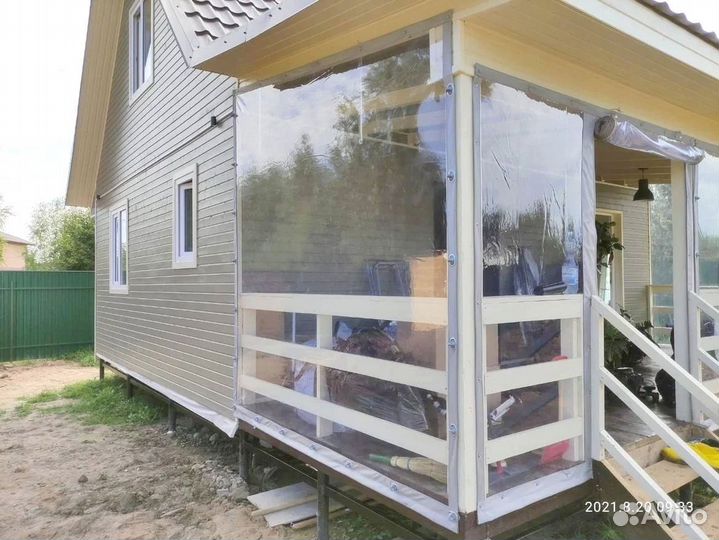 Мягкие окна для беседки