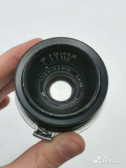 Объектив Юпитер-12 Jupiter-12 Винтаж СССР Экспорт
