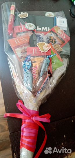 Сладкие букеты из конфет