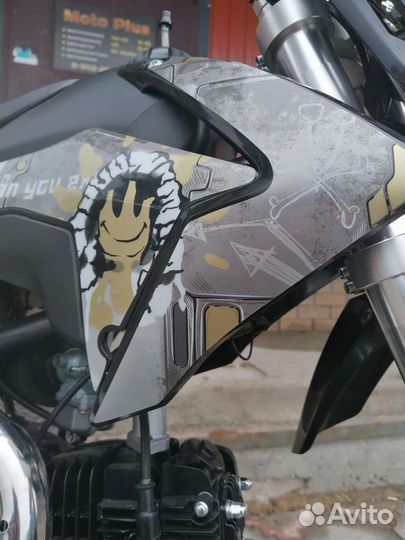 Питбайк BSE EX125 E 17/14 Urban Grey (ZS., эл.ст.)
