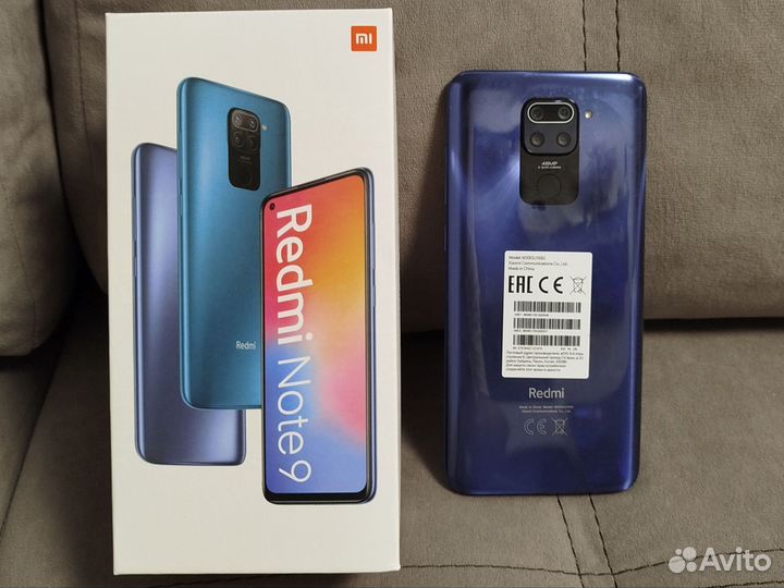 Xiaomi Redmi Note 9, 3/64 ГБ