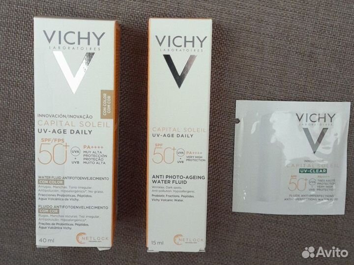 Солнцезащитные средства Vichy Laroche posay