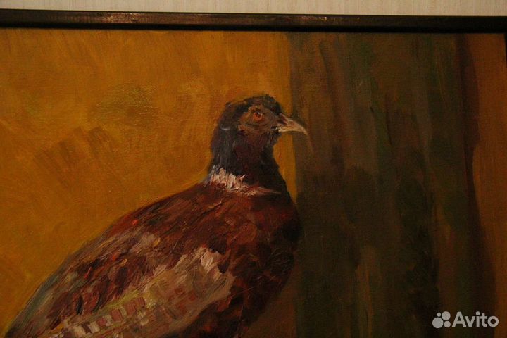 Картина маслом фазан