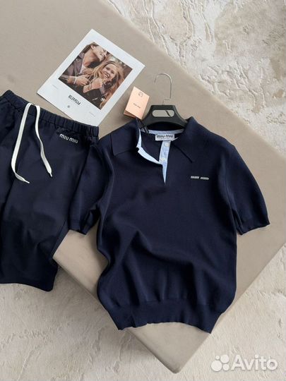 Поло miu miu изящное (стиль 2025)