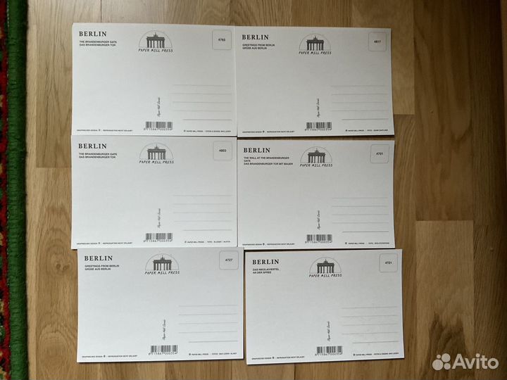 Открытки Почтовые карточки Берлин, Зальцбург, и др