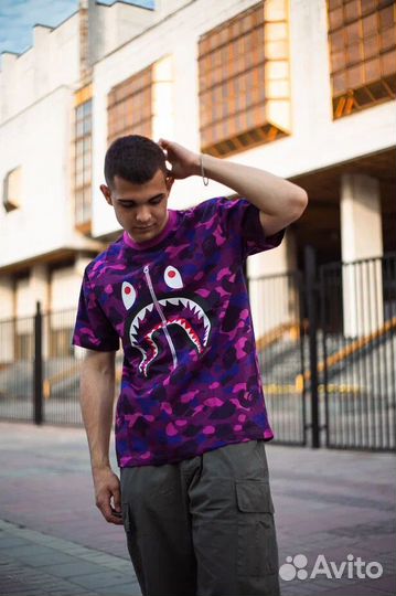 Мужская футболка оверсайз Bape