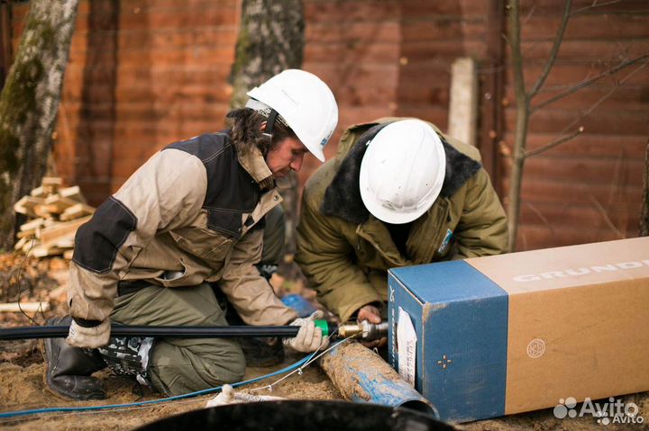 Ремонт Очистка скважин, замена насоса в скважине