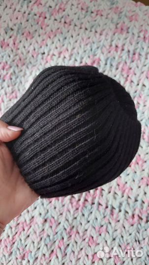 Шапка из вязаной норки