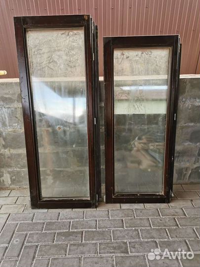 Окна массив дуба с двойным стеклопакетом