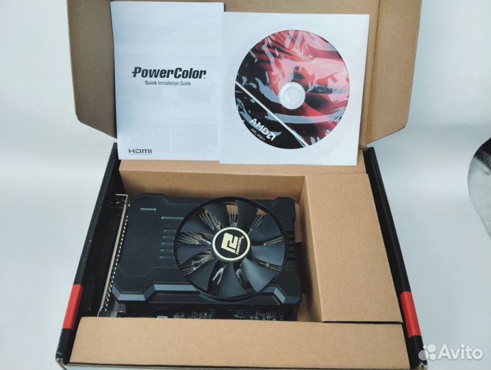 Видеокарта PowerColor Red Dragon RX 550 4GB gddr5