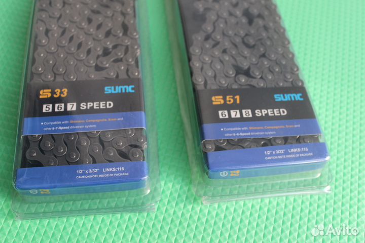 Цепь для велосипеда Shimano/ KMS / sumc