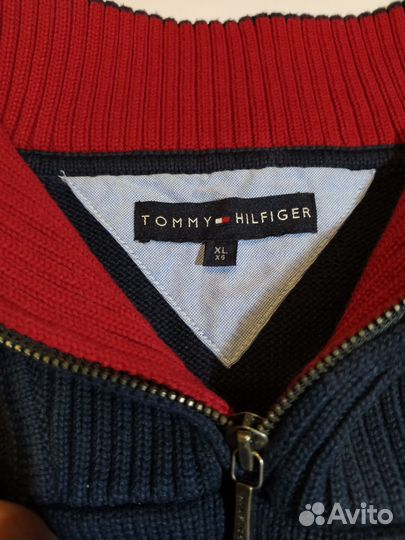 Свитер Tommy Hilfiger 1/4 zip винтаж