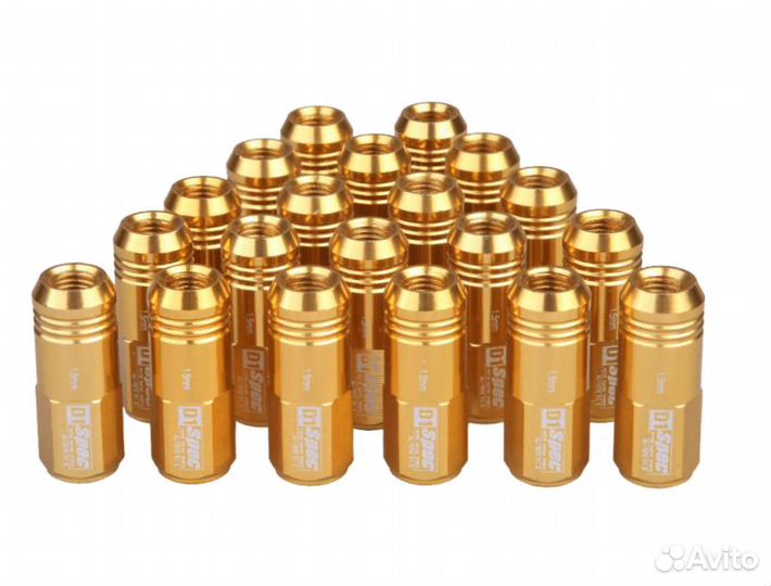 Гайки D1 Spec Racing Nut M12x1.25 (Золотой)