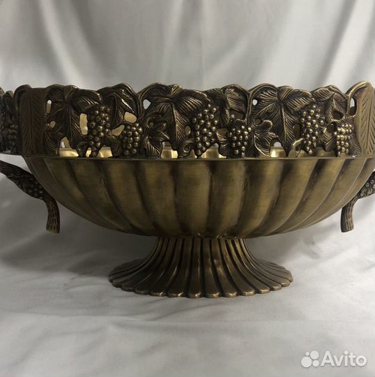Ввза для фруктов, бронза, 47х24 см