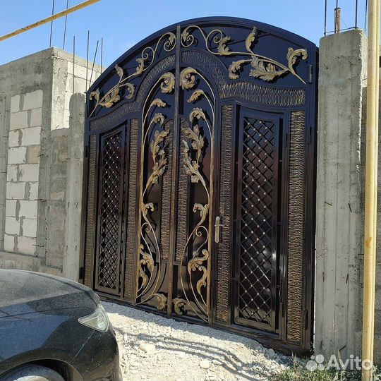 Ворота кованые на заказ в Южно-Сухокумске