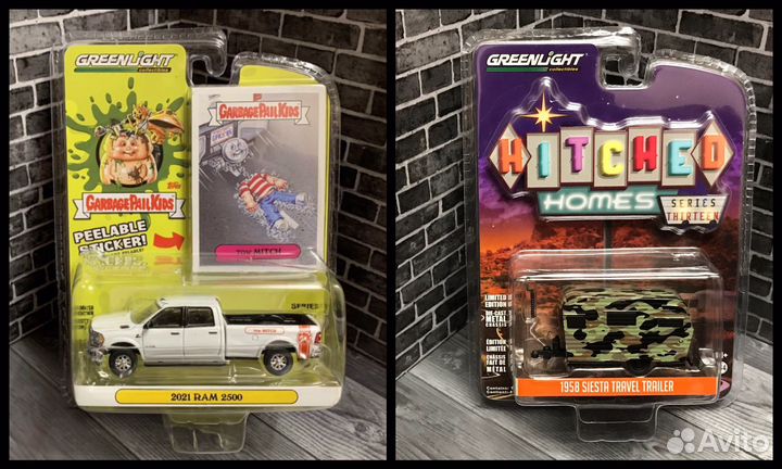 Greenlight Комплект Dodge Ram 2500 & прицеп