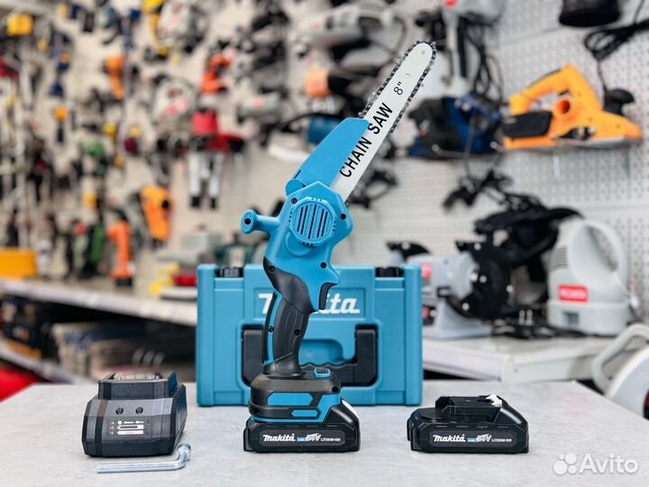 Мини пила цепная Бесщеточна Makita 8 дюймов