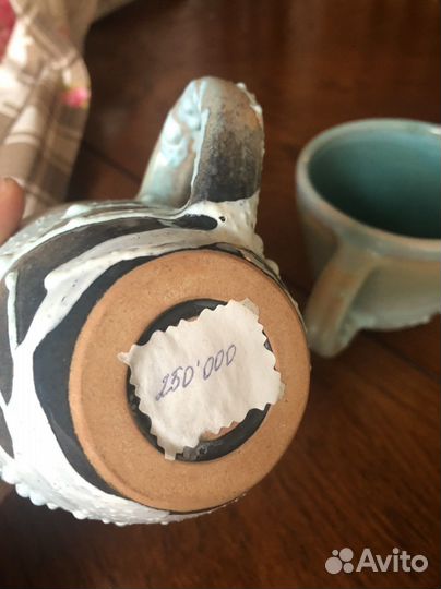 Чашка керамика, ручная работа