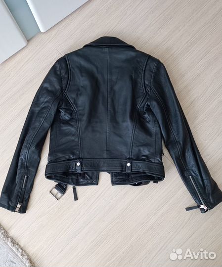 Кожаная куртка косуха zara