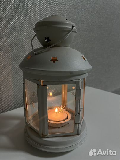 Подсвечник IKEA белый