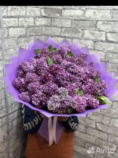 Сирень в букете