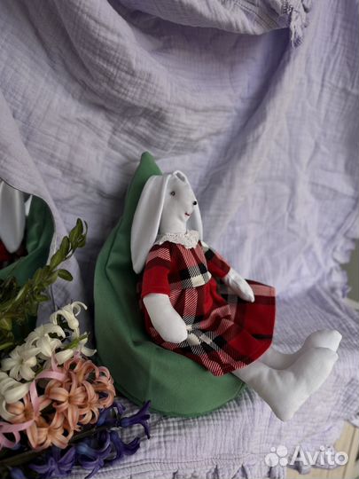 Мягкая игрушка заяц